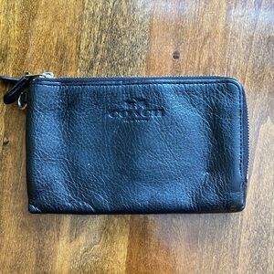 Coach Black Leather Wallet